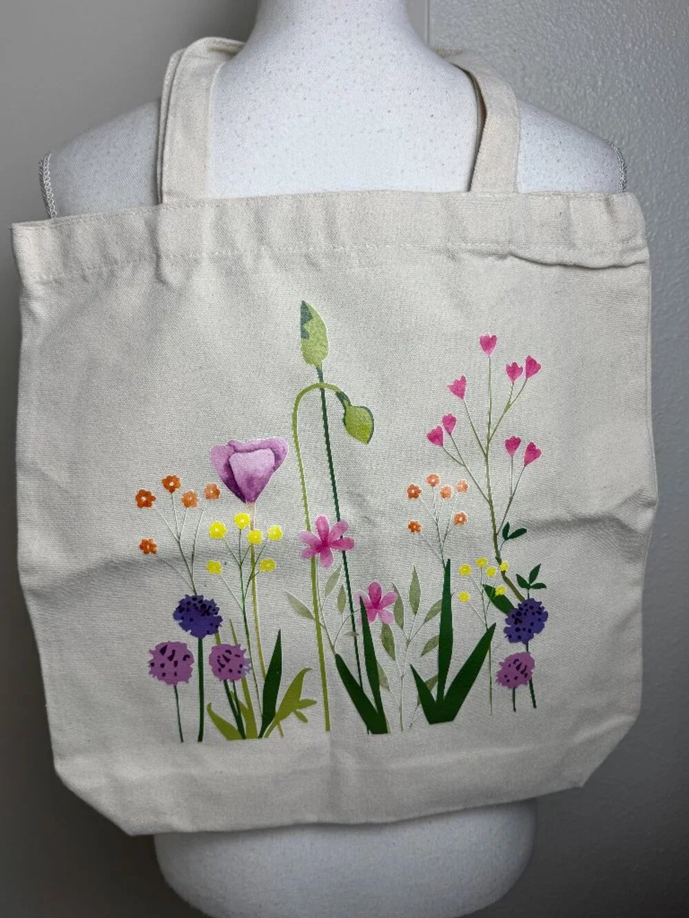 NEW Tote Bag Canvas Botanical Art
